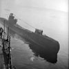 HMS Truant on her return to a British port after two and a half years service abroad. December 10, 1942. Photo: S. J. Beadell. Imperial War Museums A 13149