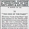 A Lambert and Butler cigarette card from 1938 showing and descibing the Cock of the Fleet. New York Public Library Digital Collections B15262620
