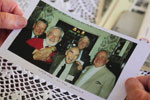 Jim's shipmates. L to R: Jim Murray, Billy Marr, Merv Bovais, Ian Boys, and Buster Hayes