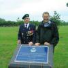 Len with Garry Purdy. Garry is the son of the late William Purdy, who served with Len on Gambia on the first commission.