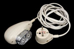 Philishave 7743 electric shaver from the 1950's. Photo: Philips. CC BY 3.0 Europeana Museum Rotterdam