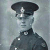 William Purdy showing his King's Badge for best recruit. Photo kindly provided by his son, Garry