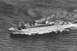 SS Nieuw Amsterdam here on March 11, 1943. She transported Australian troops to the Middle East as part of convoys US9 and US10 in February 1941 and April 1941 espectively. She also repatriated troops of the 9th Australian infantry division from the Middle East as part of the pamphlet convoy in February1943. She is armed with a 6 inch gun aft and has a number of light AA positions on the promenade decks and on the forecastle. Australian War Memorial 303689