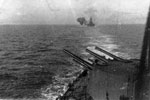 USS South Dakota from HMNZS Gambia. I have no other information about this photo