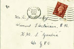 Envelope addressed to David Jenkin Wadey