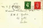 Envelope addressed to David Jenkin Wadey