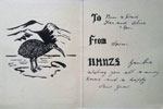 Christmas card home from HMNZS Gambia. Photo kindly supplied by Garry Carlyle.