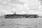 The Escort Carrier HMS Chaser (D32) started life as USS Mormacgulf before being transferred to the Royal Navy under the Lend-Lease program in 1943. Photo: Imperial War Museums A17858