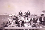 HMS Gambia's soccer team on their way to Corradino, Malta. Photo from Alan Clements