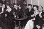 Tiffy's (Artificer's) Dance at the Hotel Phoenicia, Valletta, Malta. O.A. Arthur Boydell and wife, with Jack Sturges gyrating again, O.A. Viv Say and Shipwright Frankie?. Photo from Alan Clements.