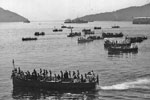 'Battle of the Chuckers Up,' Fleet Ships Regatta, Marmarice, Turkey, July 1950. Photo from my dad's albums.