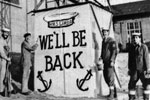 We'll Be Back! Port Said, Egypt in 1951 or 1952. Photo from my dad's albums.