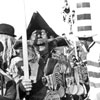 Crossing the Line ceremony on HMS Warrior, 1954. Photo from dad's photo albums
