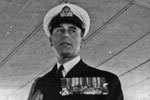 Inspection by Vice Admiral Lord Louis Mountbatton of Burma, 1950. Photo from my dad's albums.
