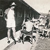 Diyatalawa Rest Camp, Ceylon (Sri Lanka), September, 1955. Image from Amanda Dalton, John Aire's daughter