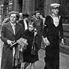 John Aire and his sisters, Jean (left) and Anne (next to John). Image from Amanda Dalton, John Aire's daughter
