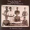 HMS Gambia's 1952 Fleet Regatta team. Taff Morgan, Ldg. Stoker/Diver Wally Morgan, Taff Jakes, Taff Sinnott, Snr. Engineer, Roberts and PO(ME) Alan Giddings. Photo kindly submitted by Barry Morgan, Wally's Son. Many thanks to Alan Giddings' son, Robert Giddings MBE, who identified Alan in the photo and supplied this one from his album.
