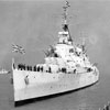 HMS Gambia. Date and photographer unknown.