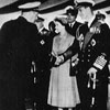 Royal Greeting To Commander of Russian Cruiser Sverdlov. Image from Ray Holden