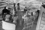A 4 barrel pom-pom on HMNZ Gambia during WWII. This photo kindly donated to the HMS Gambia Association by Peter Maben, son of Jack Maben who served on HMNZS Gambia as a Royal Marine.