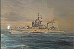 Laurence J. Brazier (Laurie) served on HMS Gambia for her 1967/58 Commission as an Able Seaman. Pam Meldrum, Laurie's partner who sent this great picture of the ship. Pam wrote that 'Alas he is no longer with us. For a birthday present, I commissioned an artist Robert Taylor, who is a very well known artist, you may have seen his paintings of aircraft coming home. He painted an oil on canvas from a photograph of HMS Gambia.'