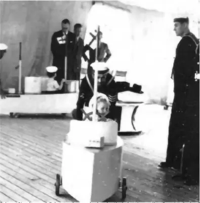 Princess Anne in her own little cruiser