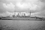 The Destroyer Depot Ship, HMS Montclare (F85) was a converted Canadian Pacific Steamship Company liner. Photo: Imperial War Museums FL8738
