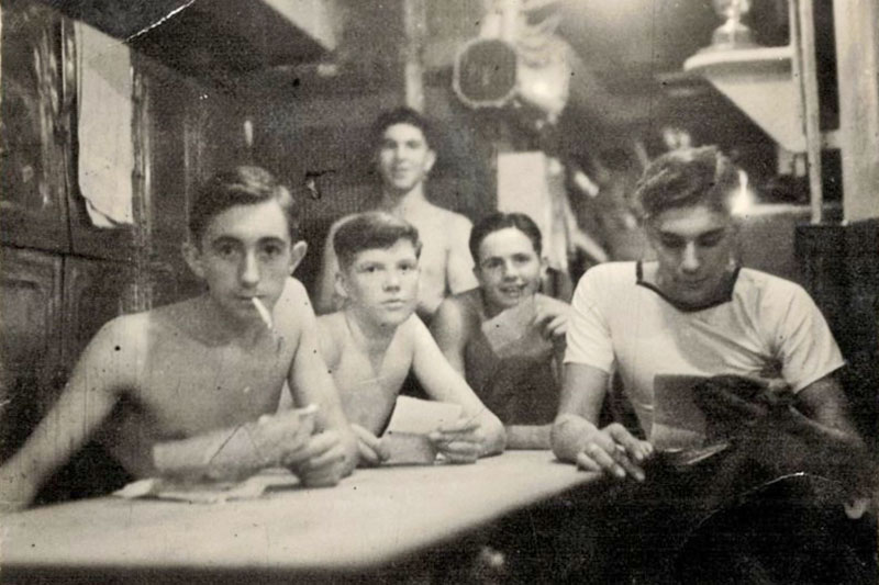 43 Mess, HMS Gambia, September 30, 1947, Shanghai, China