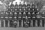 Walter Thomas is center, second row from the back in this photo which was kindly submitted by his grand-daughter, Karen. Walter described himself in this photo as "the miserable looking git!".