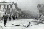 Relief team from HMS Gambia, August 1953. Image from Stan Coulding